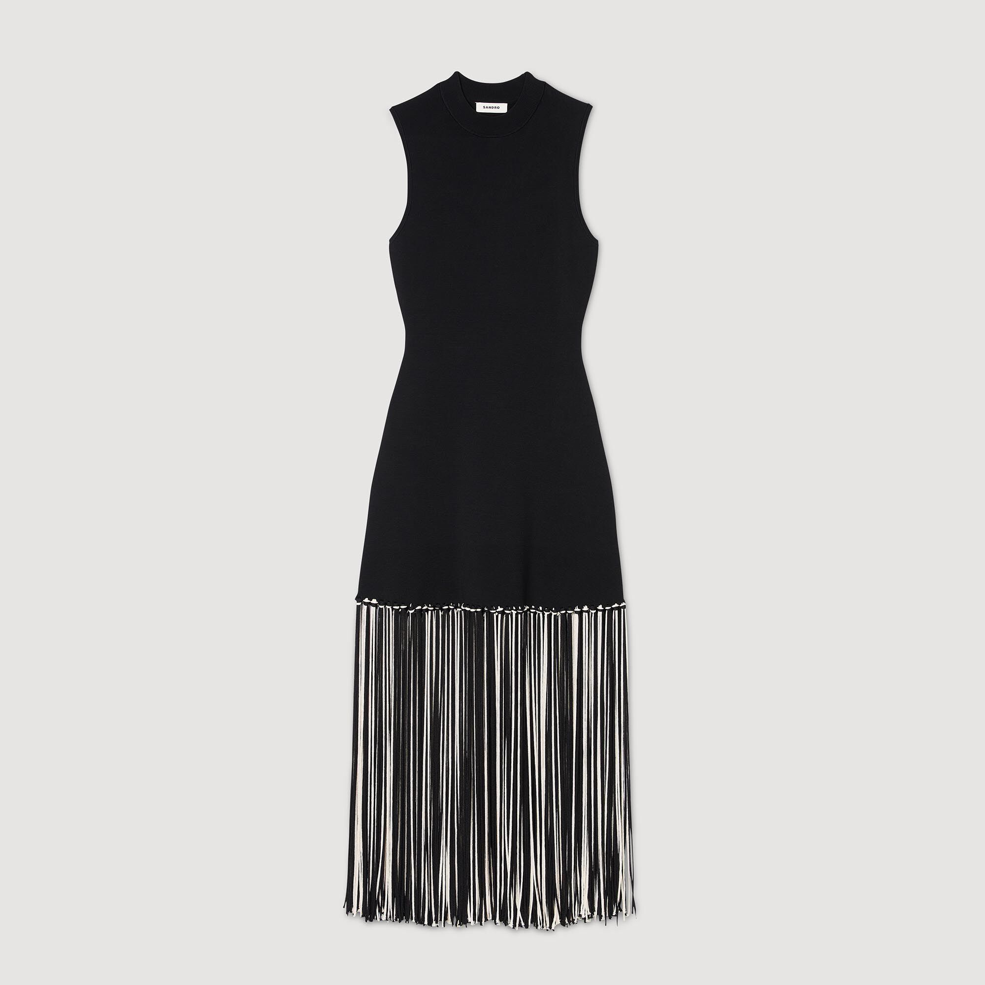Sandro black and white dress outlet