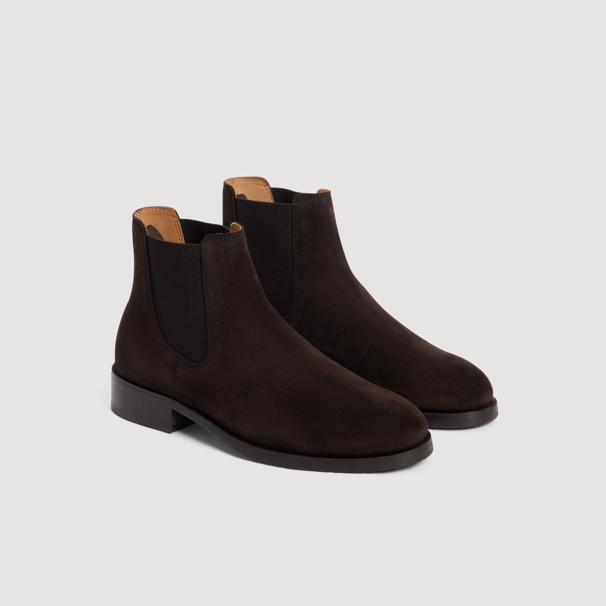 Split leather Chelsea boots - Men | Sandro