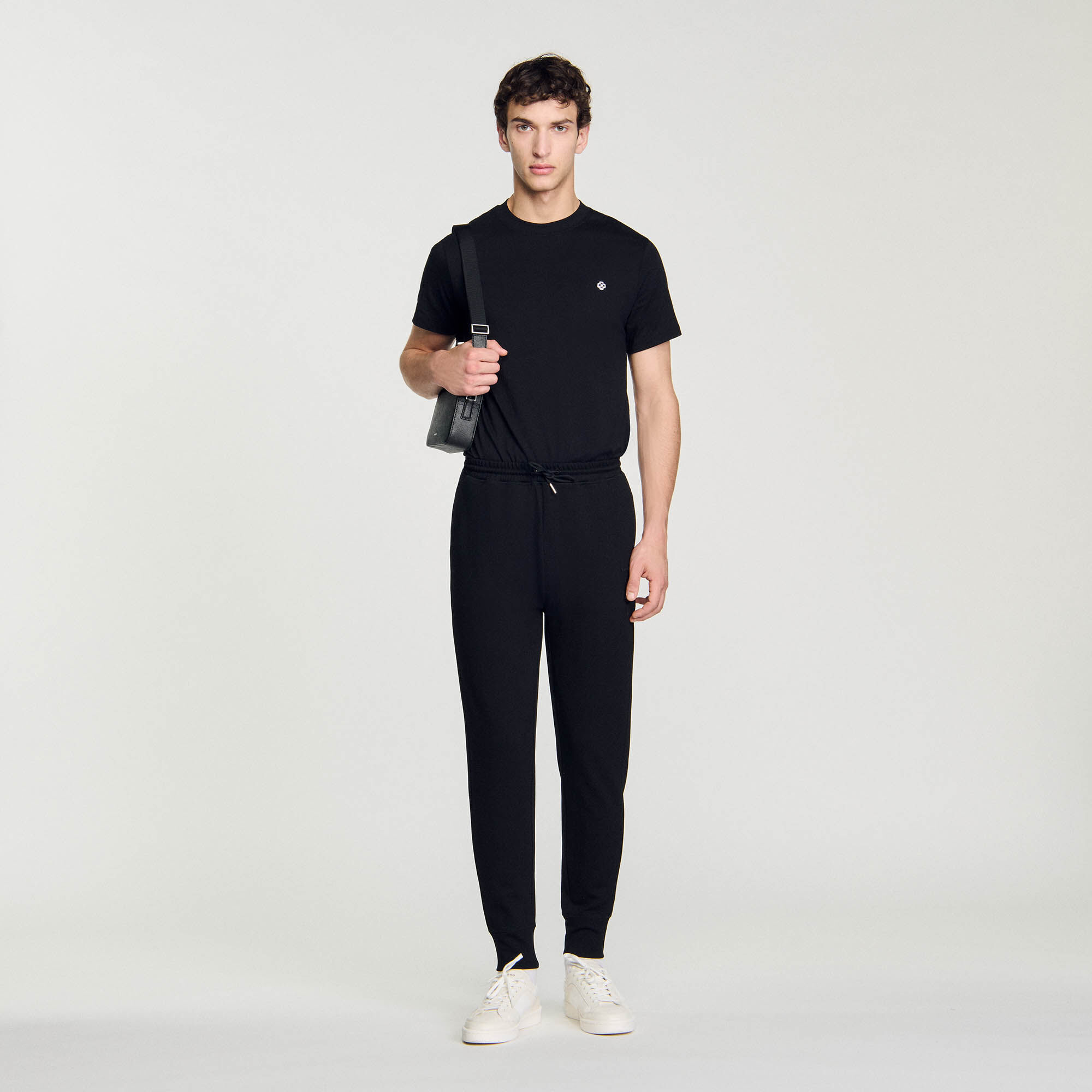 Knitted jogging bottoms