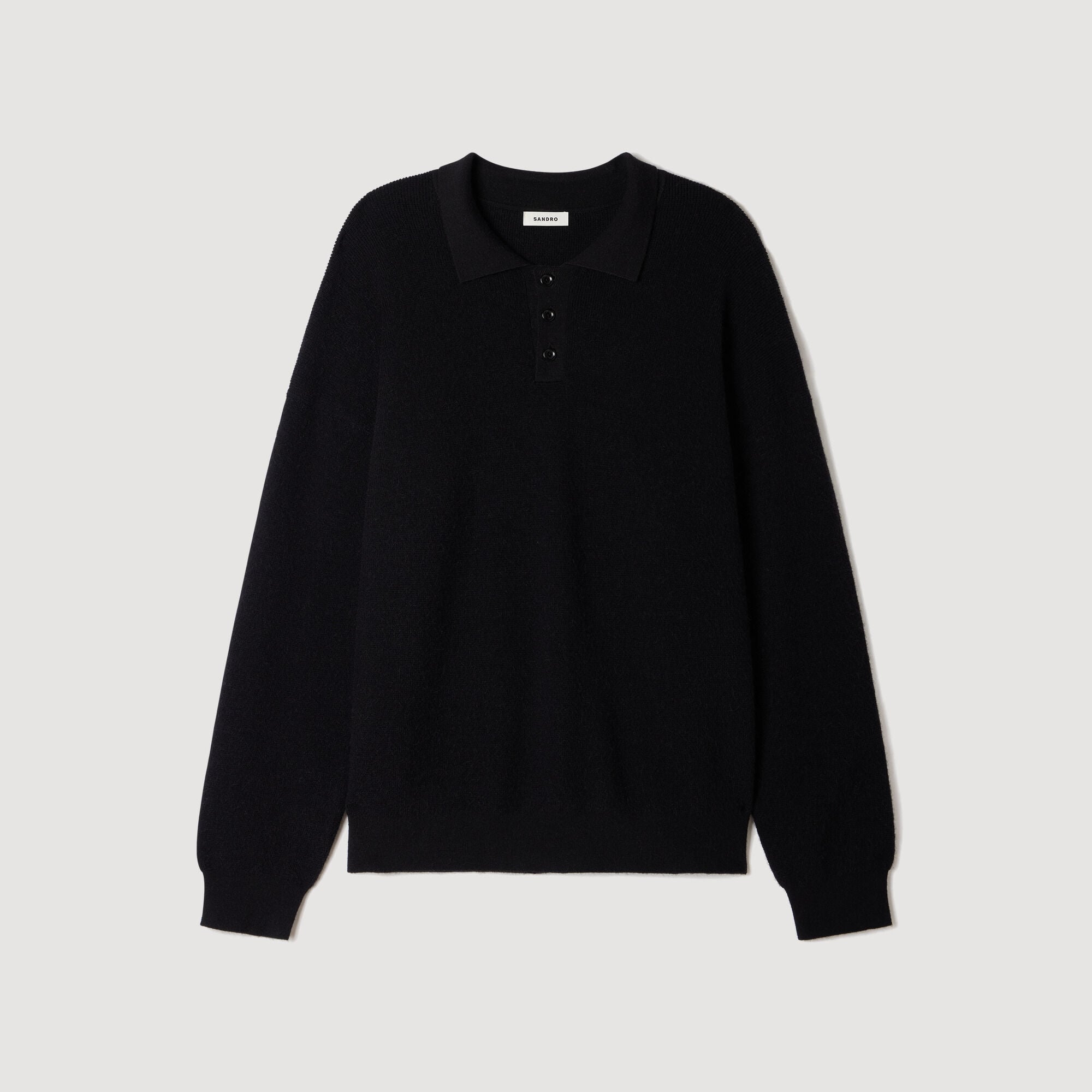 Alpaca polo shirt - Men | Sandro