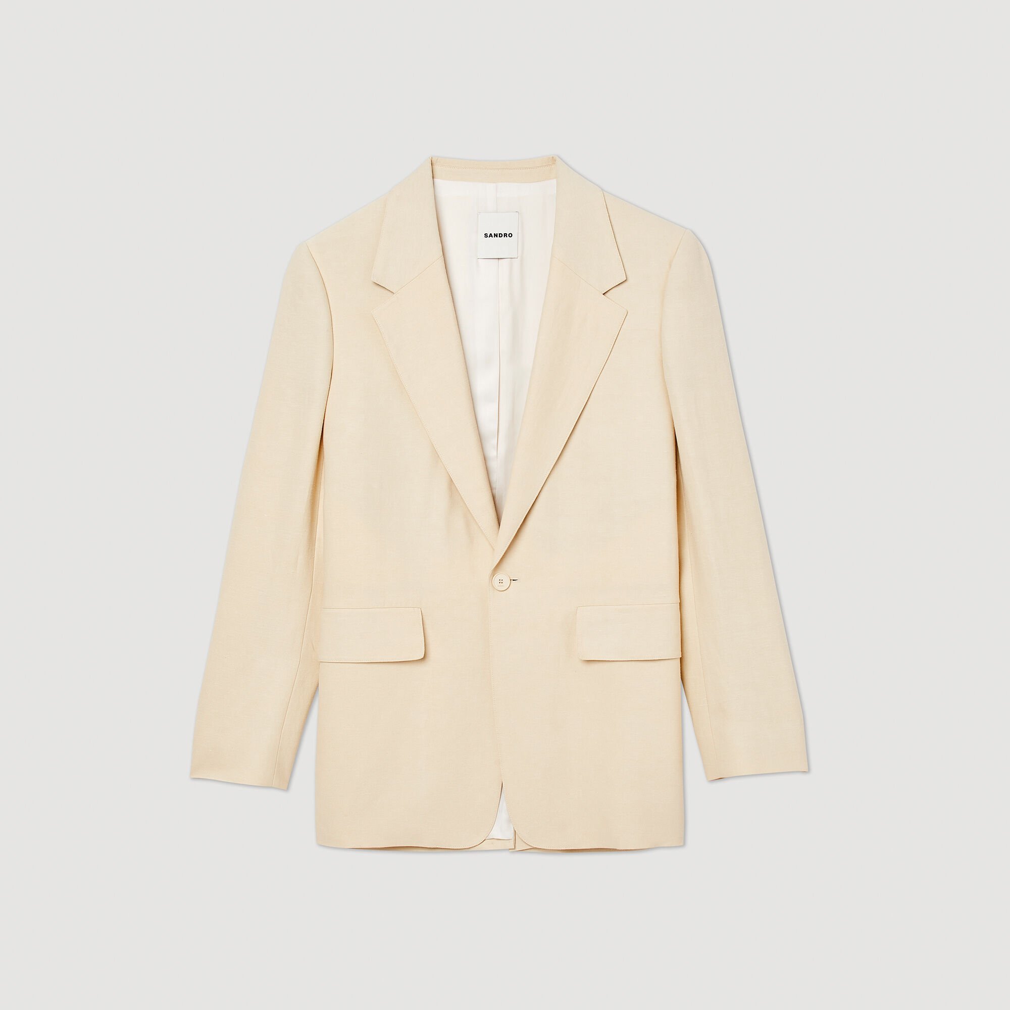 Linen suit jacket
