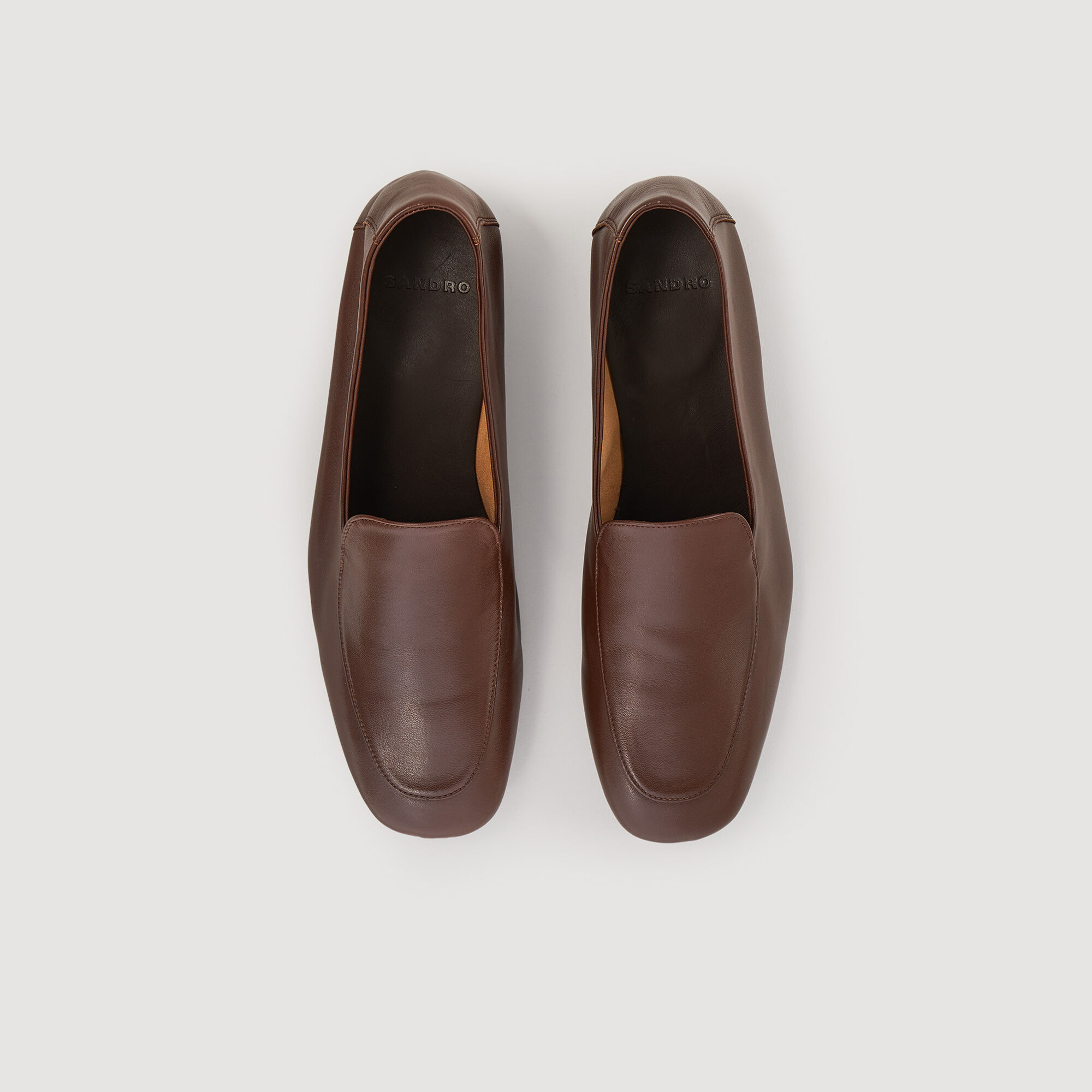 Leather loafers