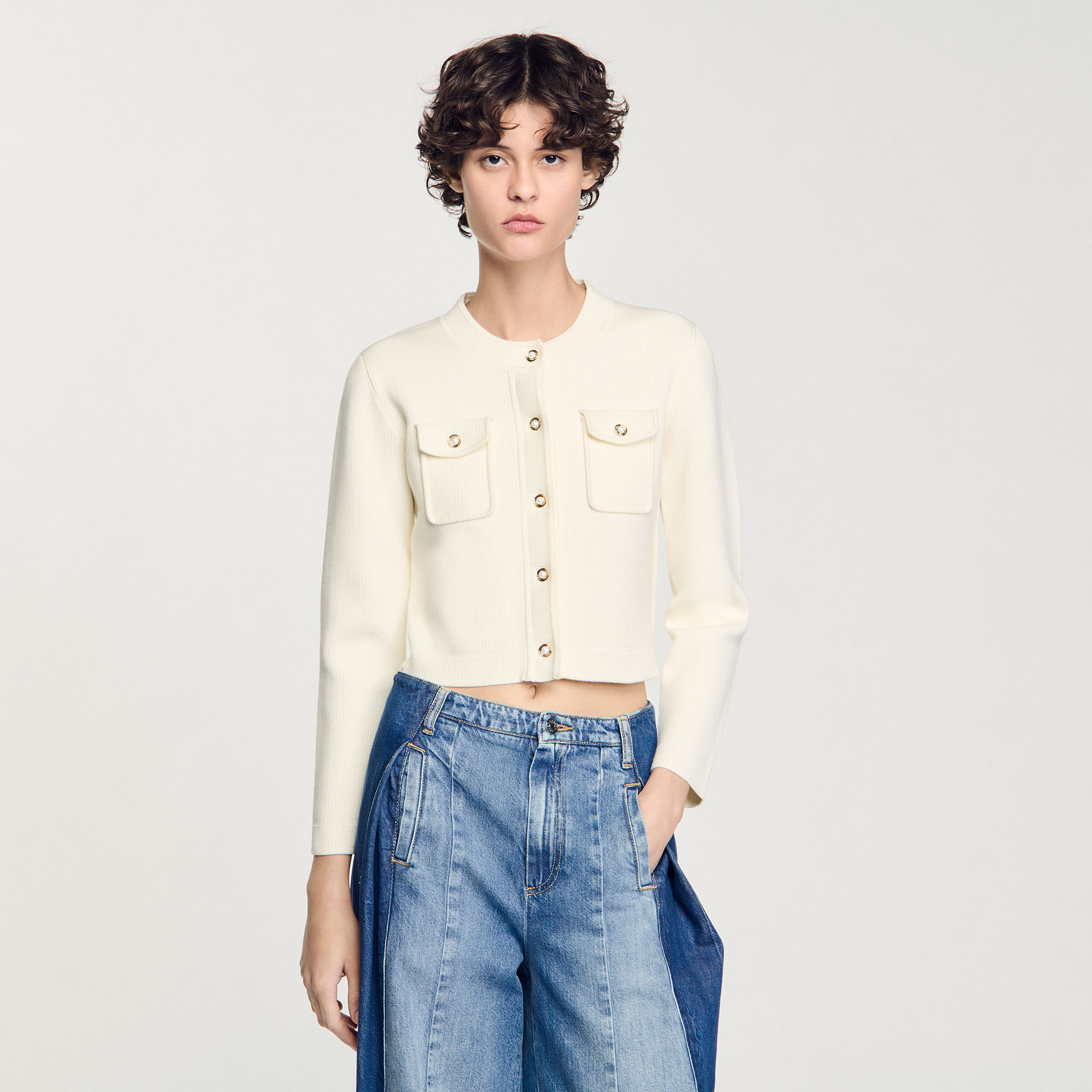 SANDRO 売れ筋商品|||サンドロ カーディガン アウター レディース Cardigans Beige sandro(サンドロ) カーディガン(レディース) 2ページ目 - 海外