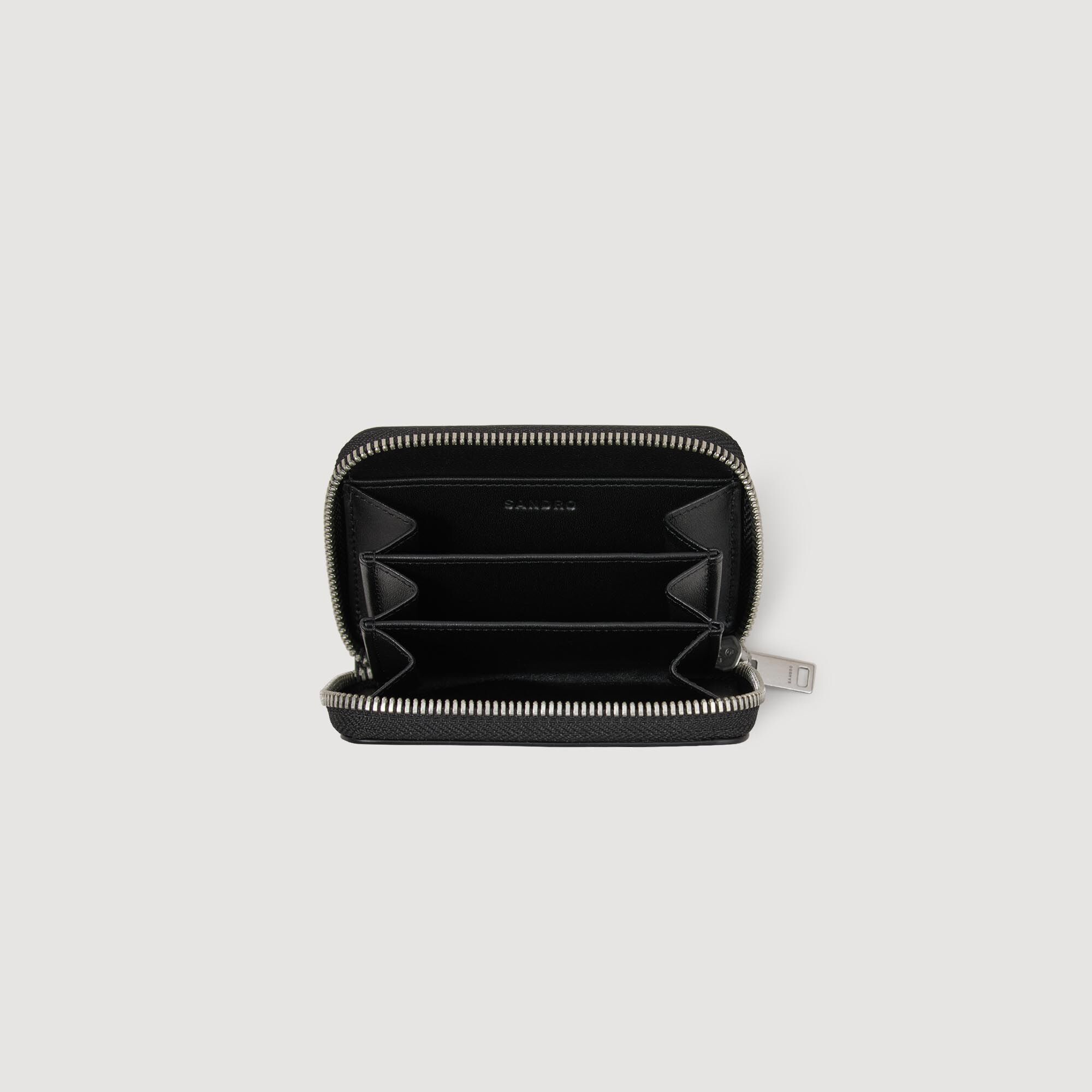 Zipped cord wallet