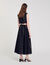 Long rhinestone skirt