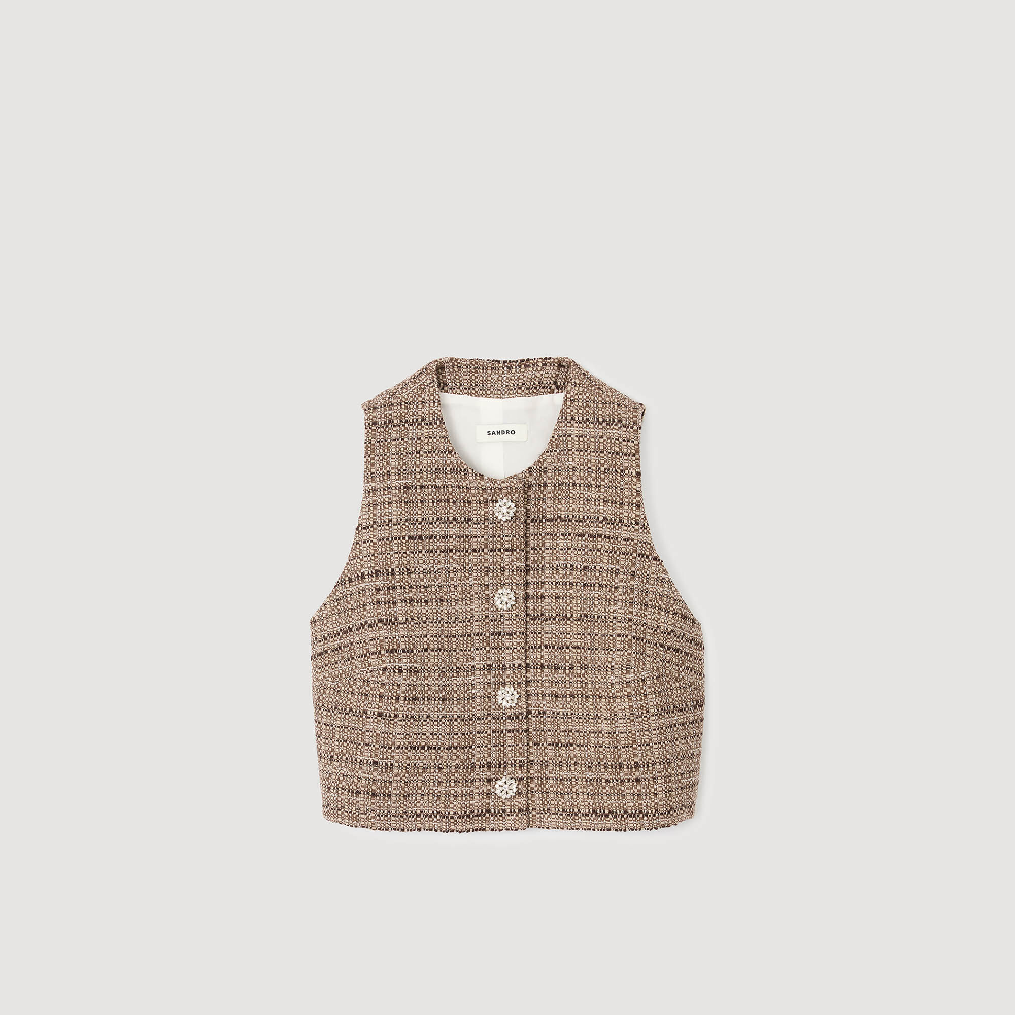 Tweed vest