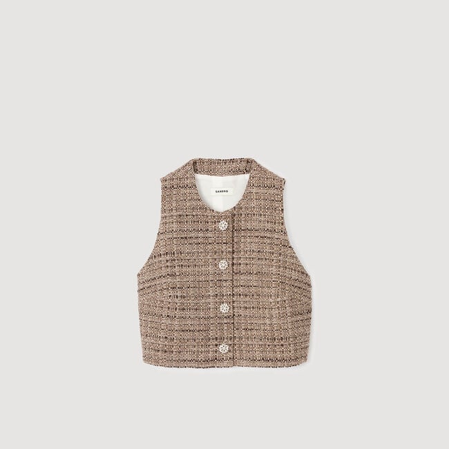 Tweed vest