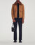 Shearling collar aviator jacket