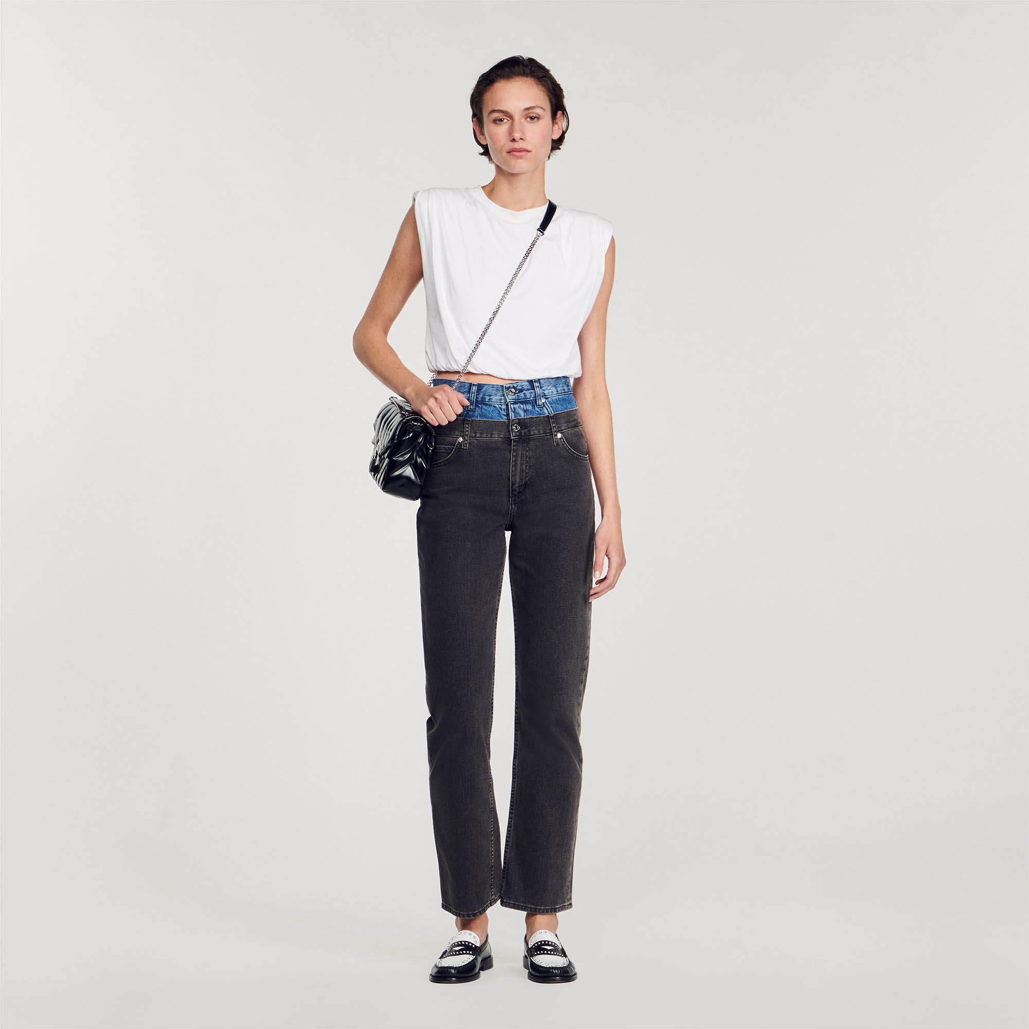 Straight-leg jeans for women | Sandro Paris