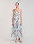 Spiral-motif maxi dress