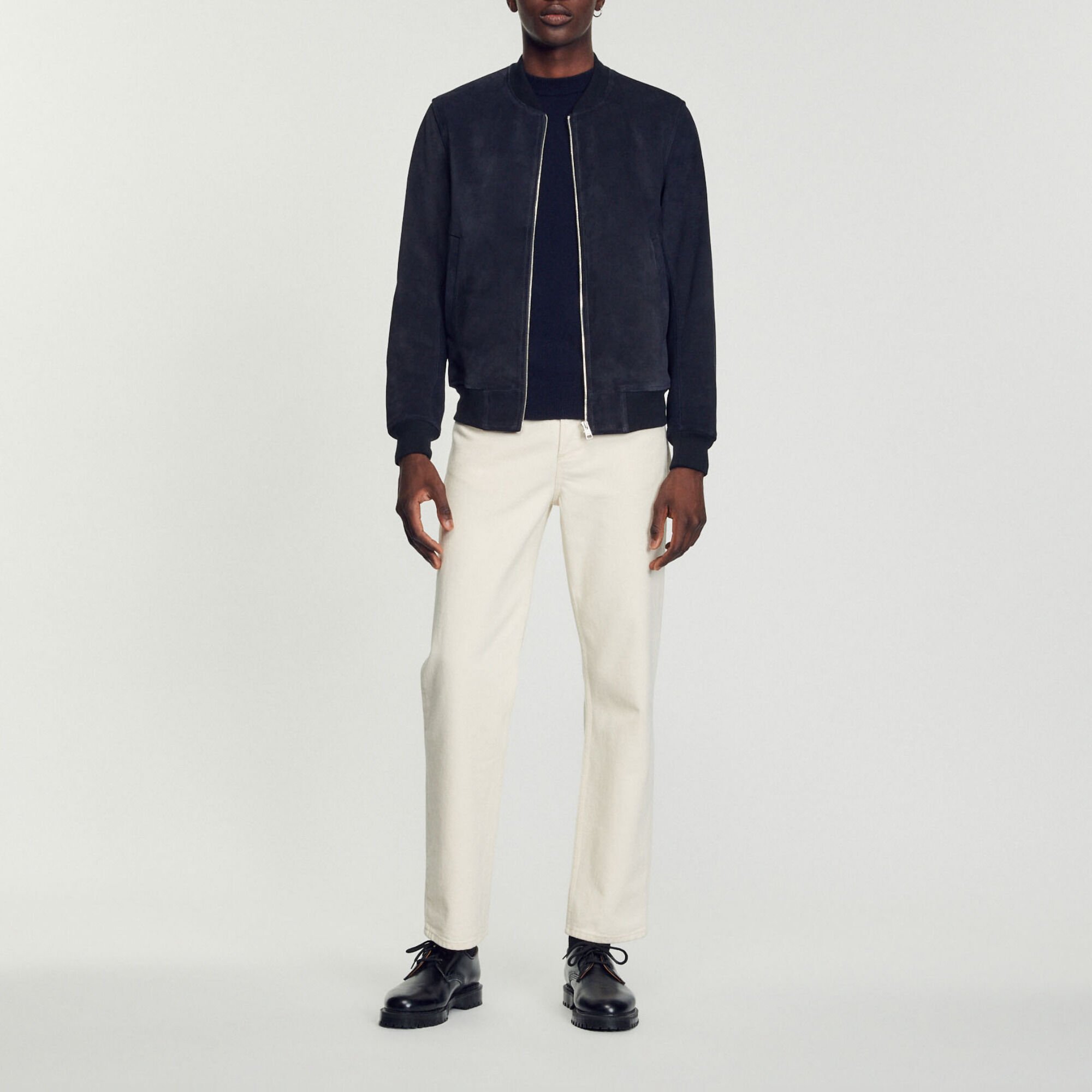 Jacket in certified leather