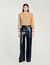Cropped wool-blend jacket