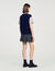 Dual-material knit jumper