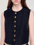Pleated crop top