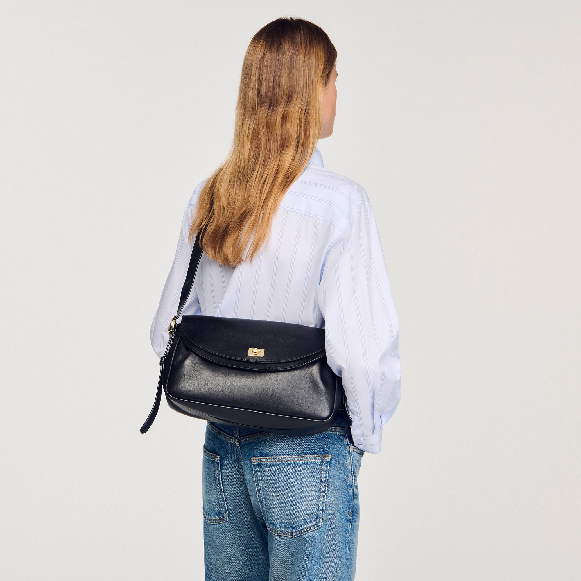 Le Mambo plain leather bag
