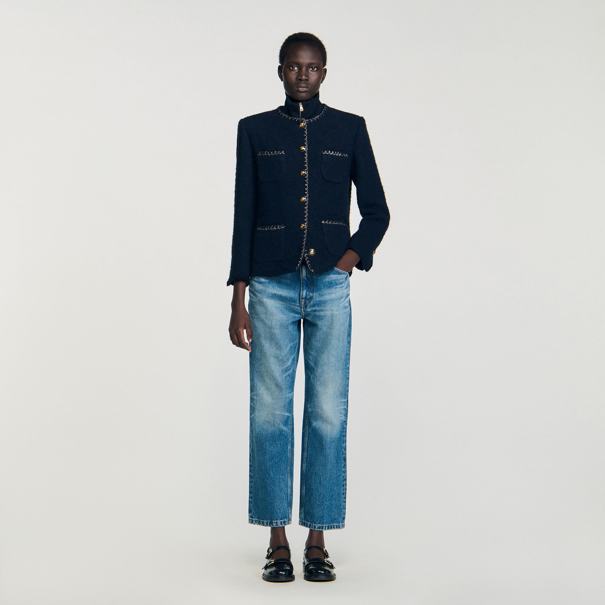 Tweed jacket for women | Sandro Paris