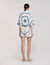 Spiral-motif shorts