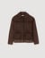 Studded suede leather jacket