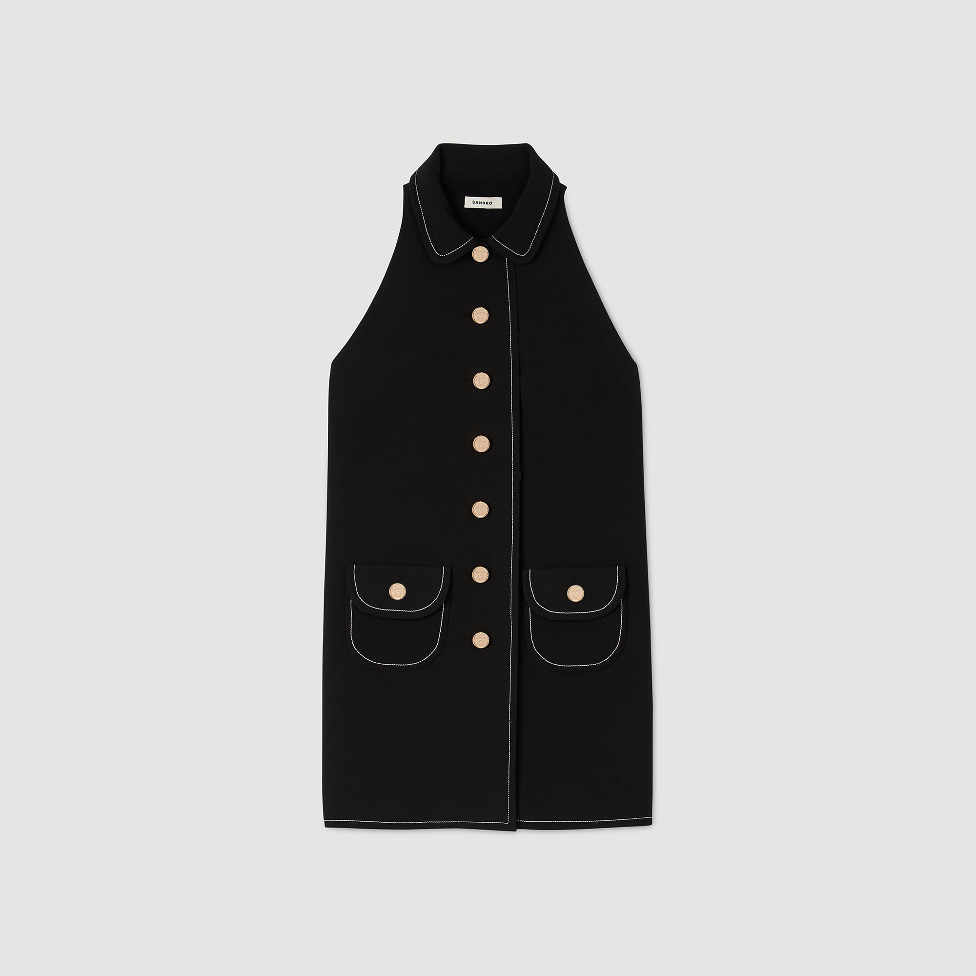 Peter Pan collar short dress