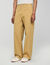 Wide-leg cotton trousers
