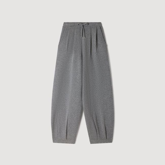 Rhinestone barrel-leg joggers - Women | Sandro