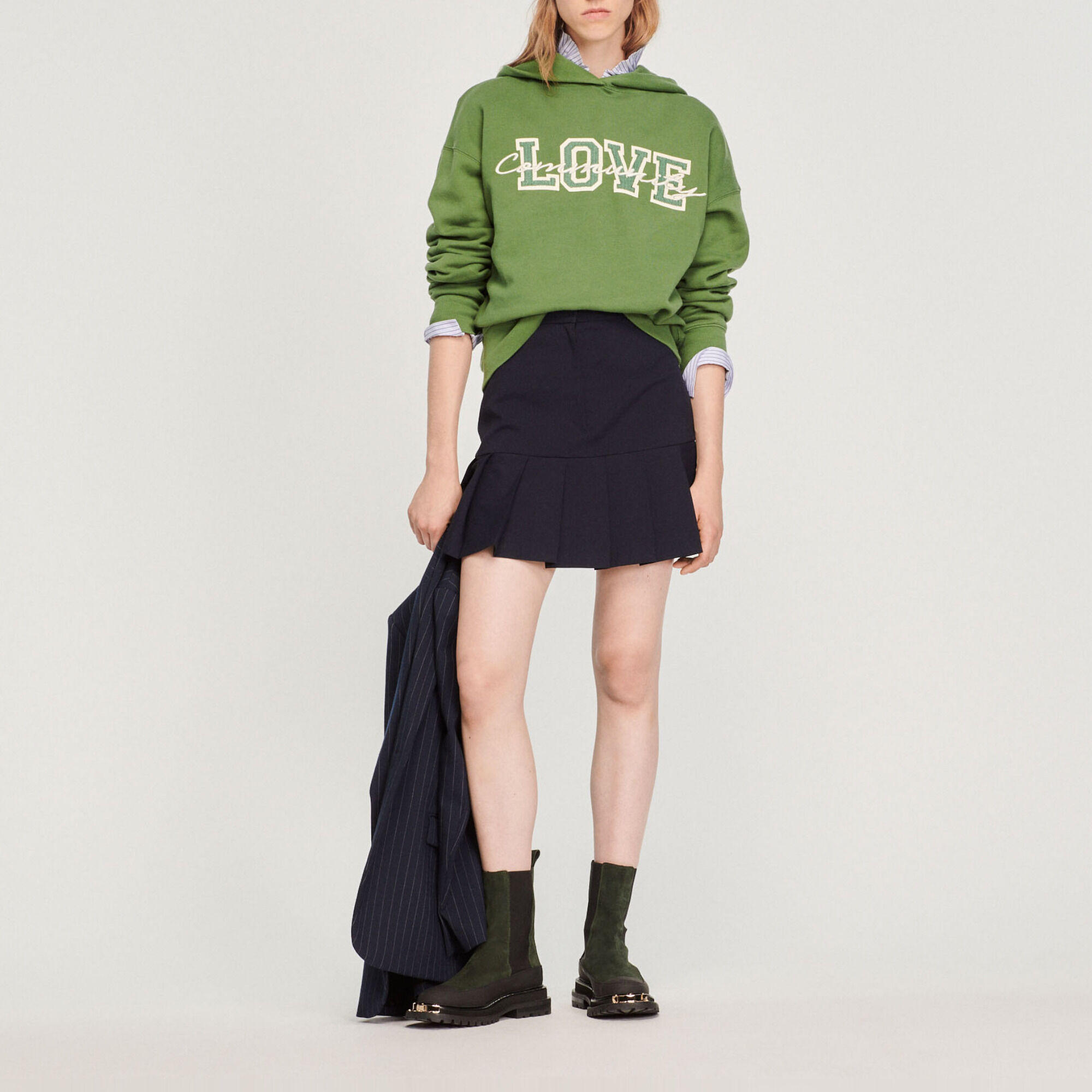 Sandro love hoodie sale