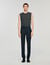 Checked wool trousers