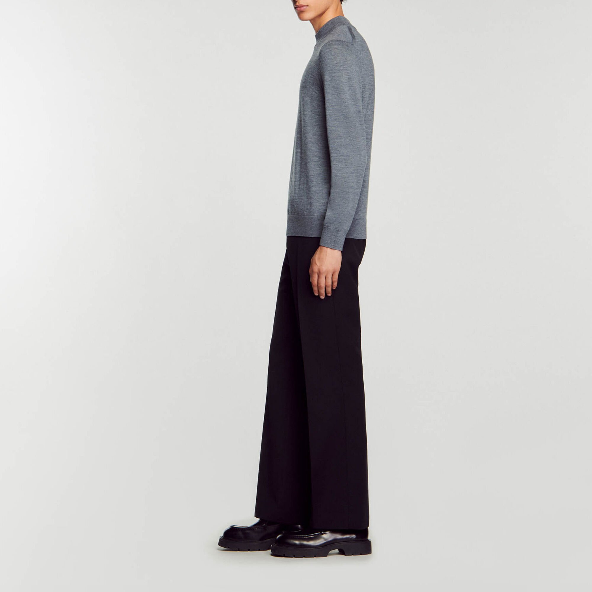 Funnel neck sweater