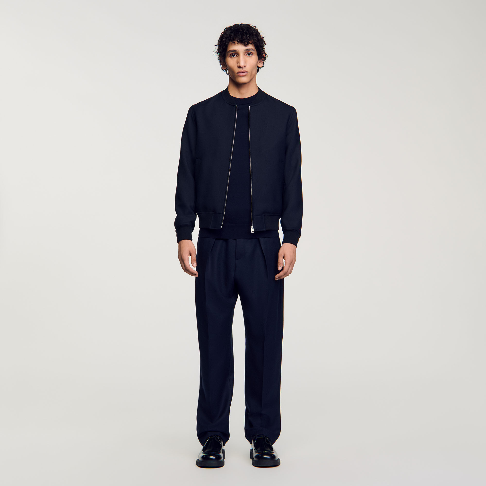 Sandro blue jacket hot sale