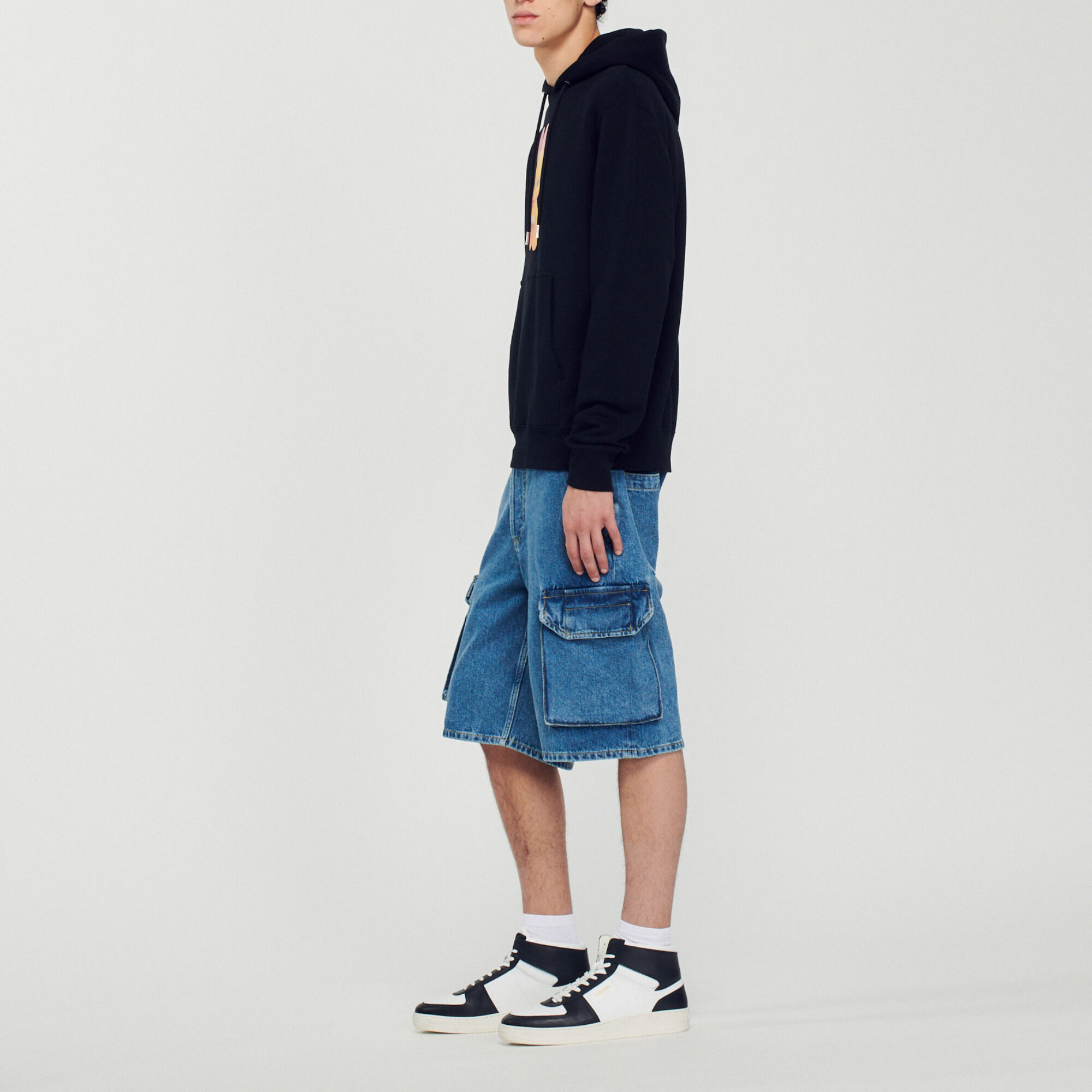 Rabbit print hoodie
