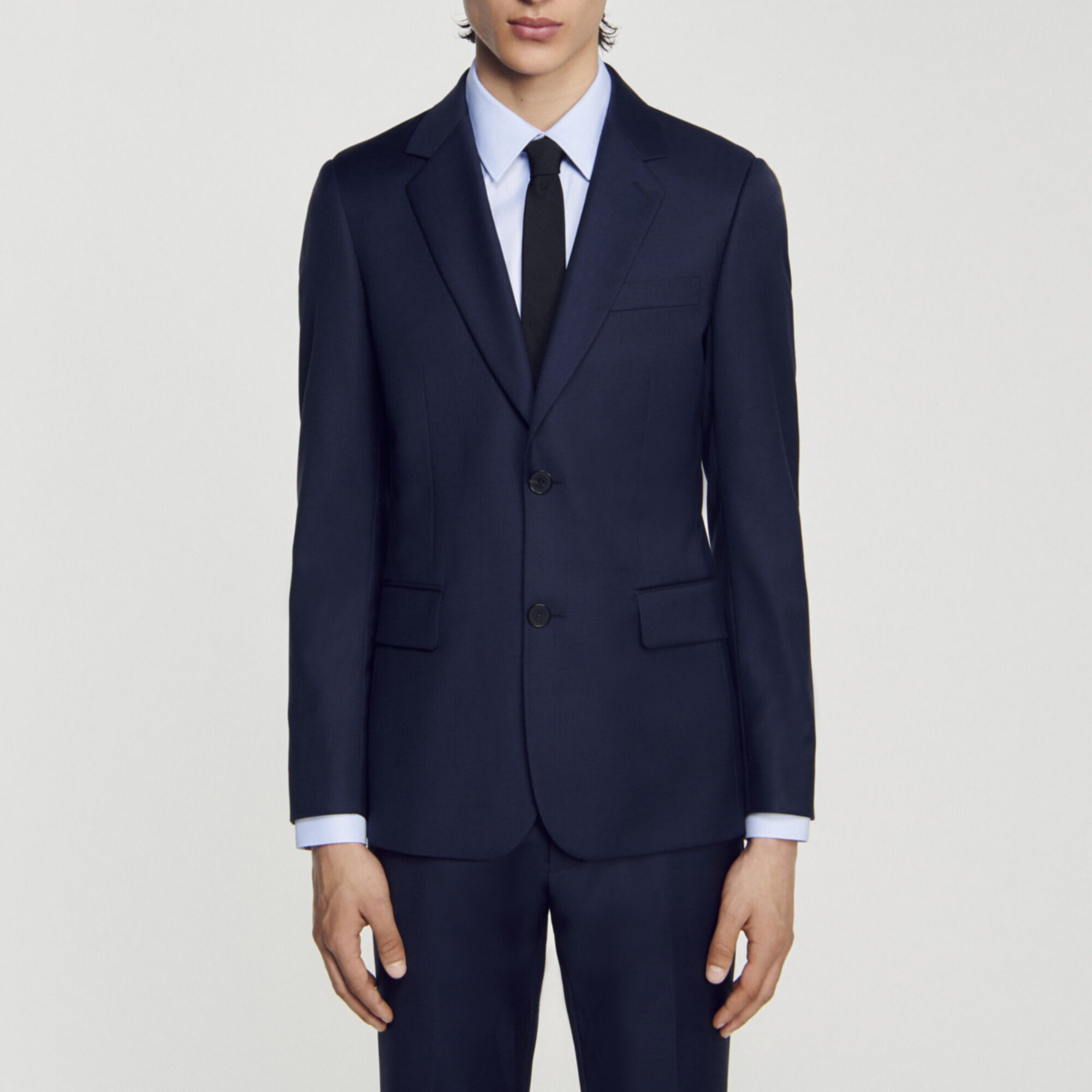 Virgin wool suit jacket