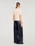 Polo-neck knit jumper