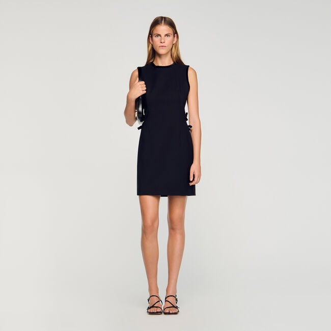 Short dress with cutouts