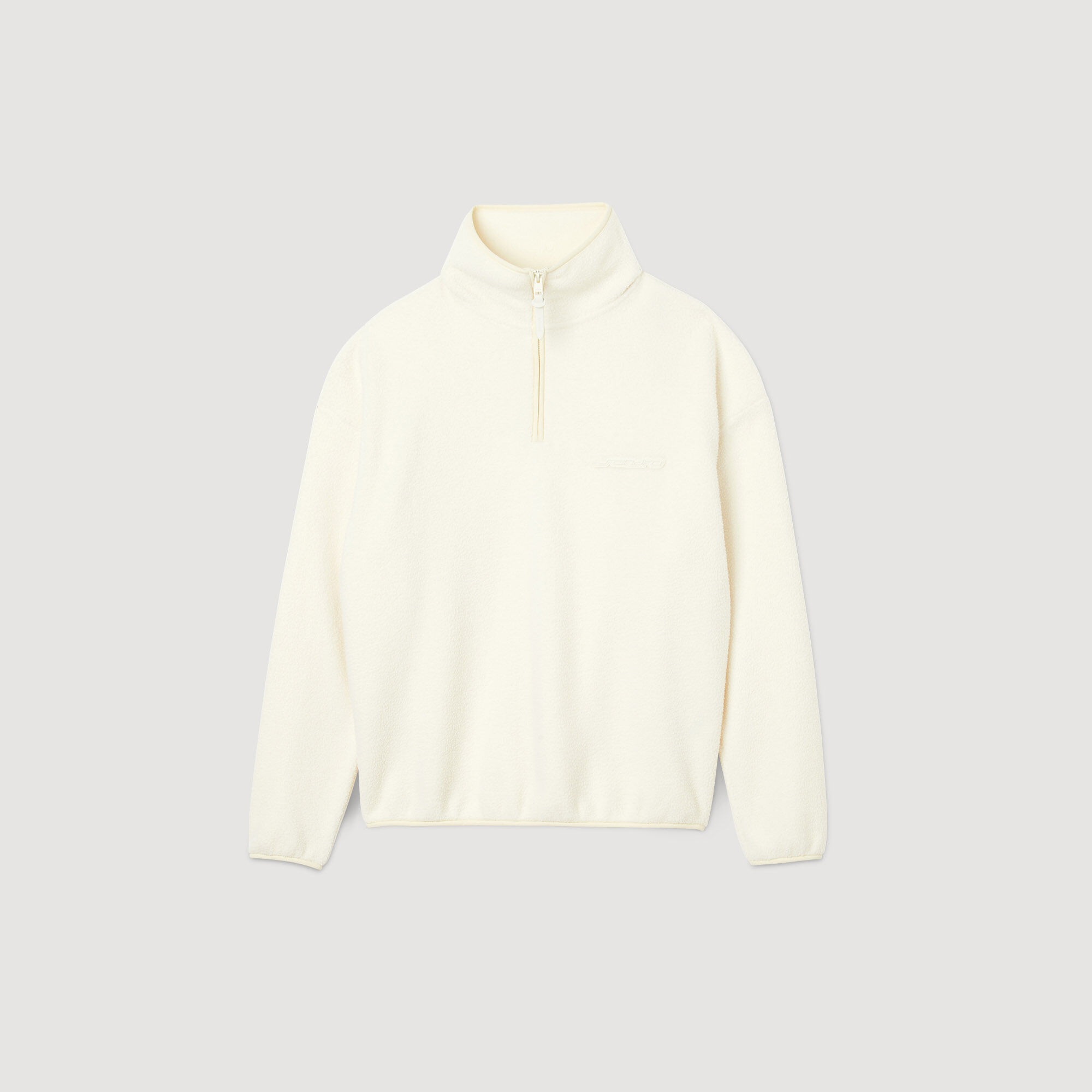 High-neck fleece