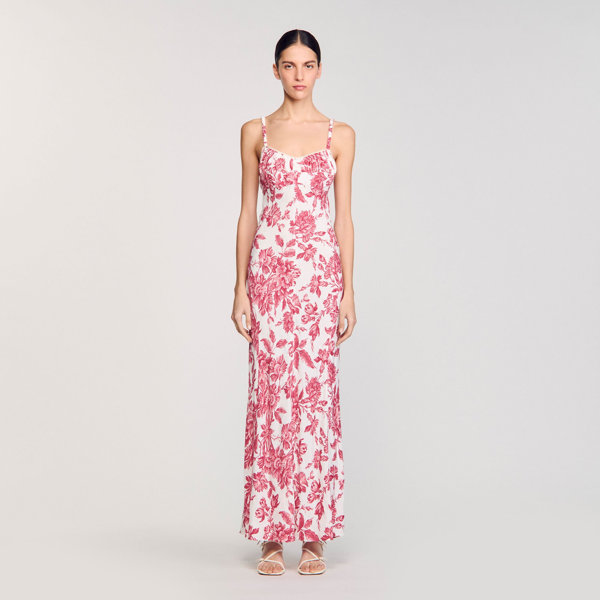 Floral print maxi dress