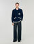 Wool cardigan with patch S