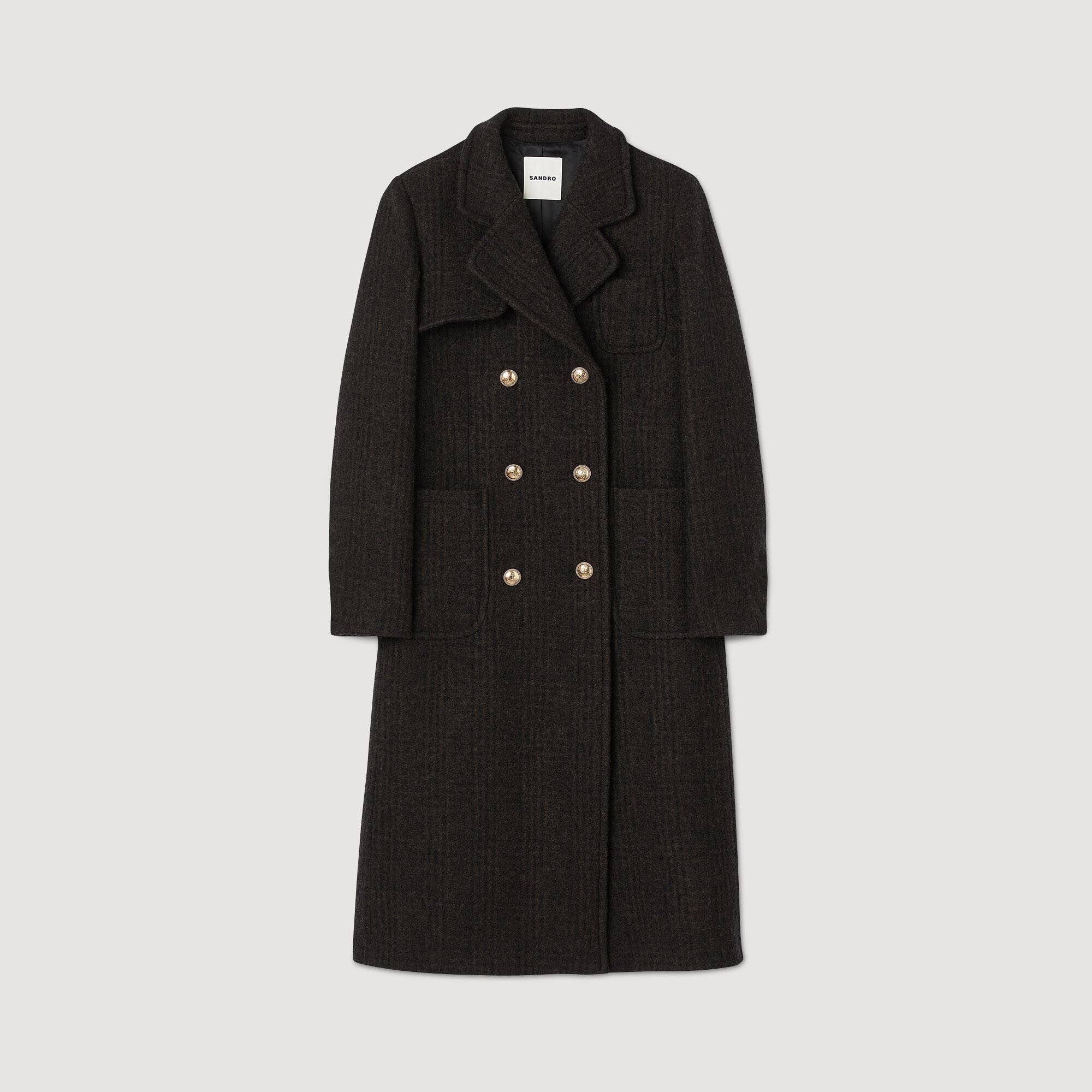 Wool coats for women Sandro Paris