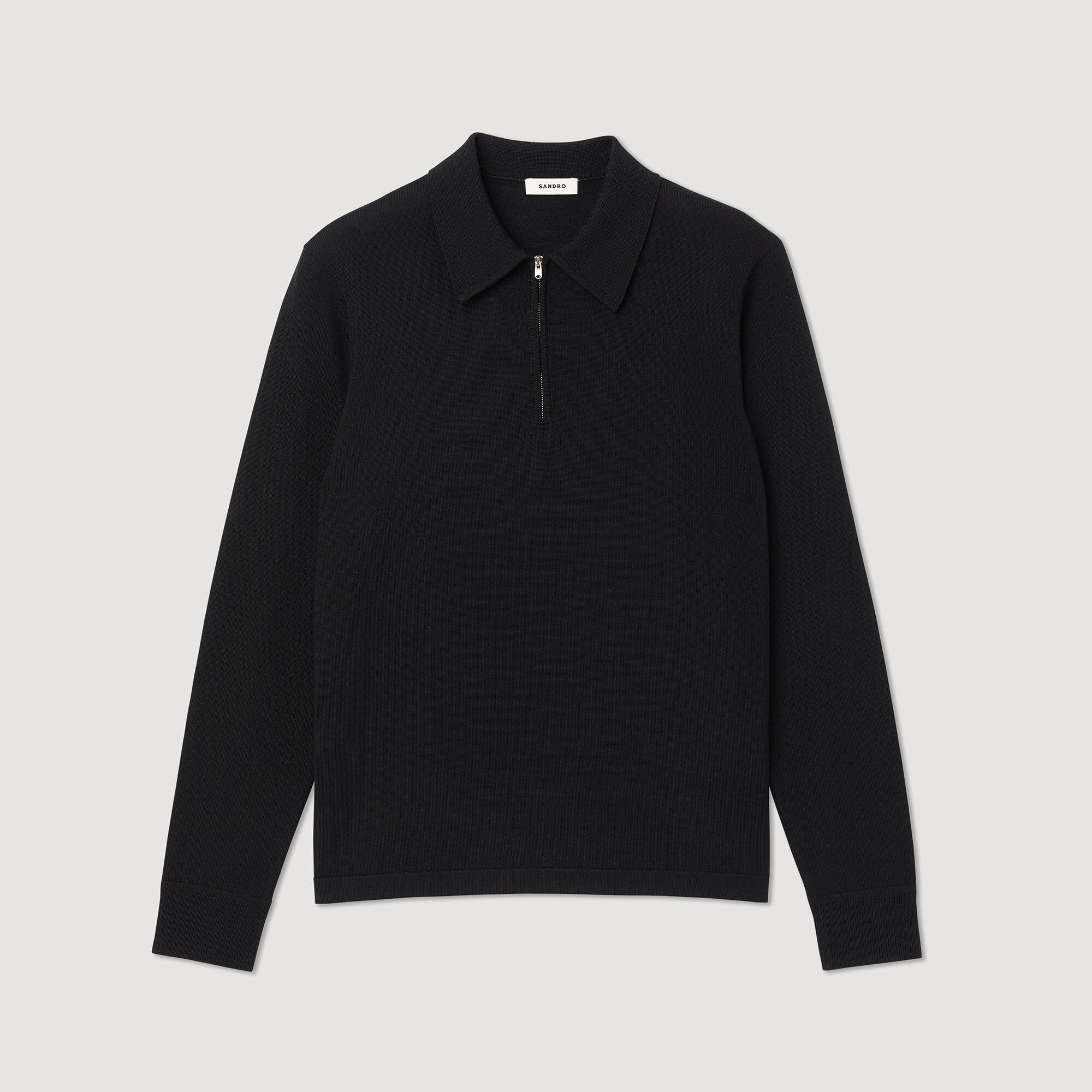 Knit polo jumper