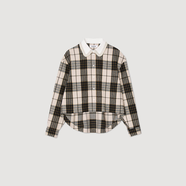 Check flannel shirt