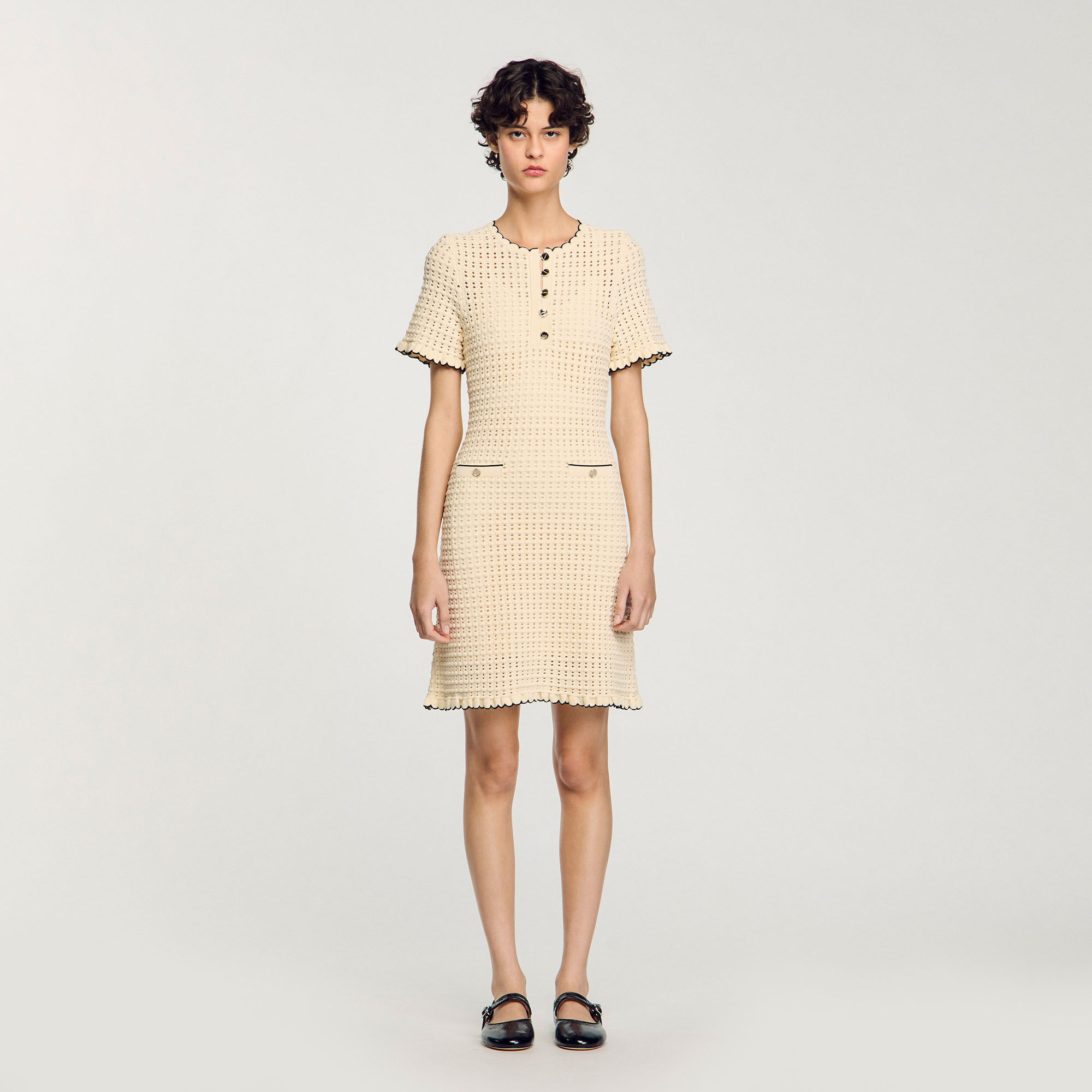 Short knit dress