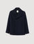 Straight-fit wool-blend coat