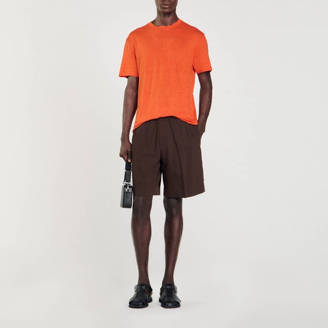 Certified linen T-shirt