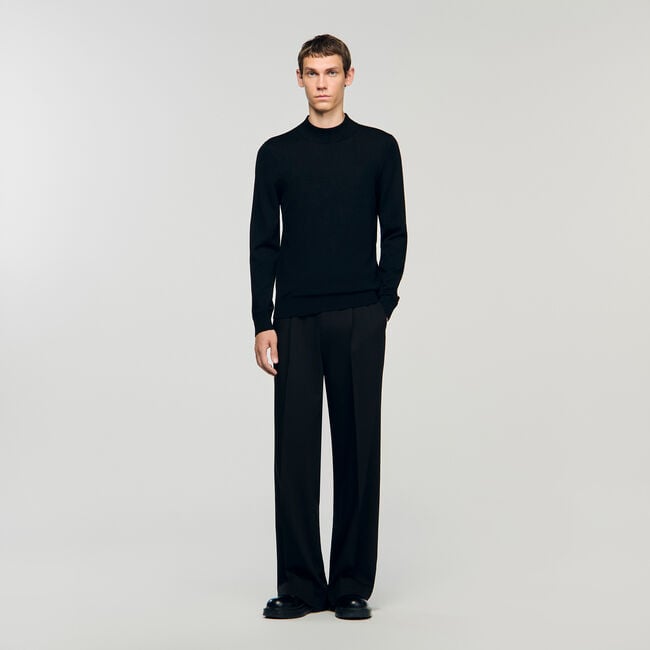 Funnel neck sweater