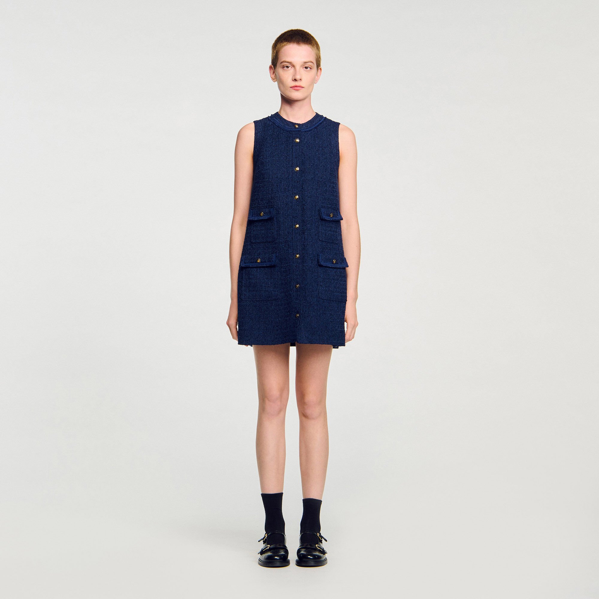 Short tweed dress