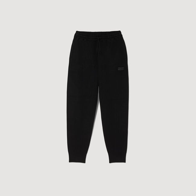 Knit jogging bottoms