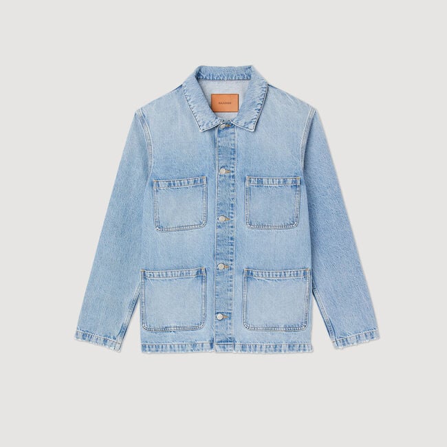 Denim worker jacket
