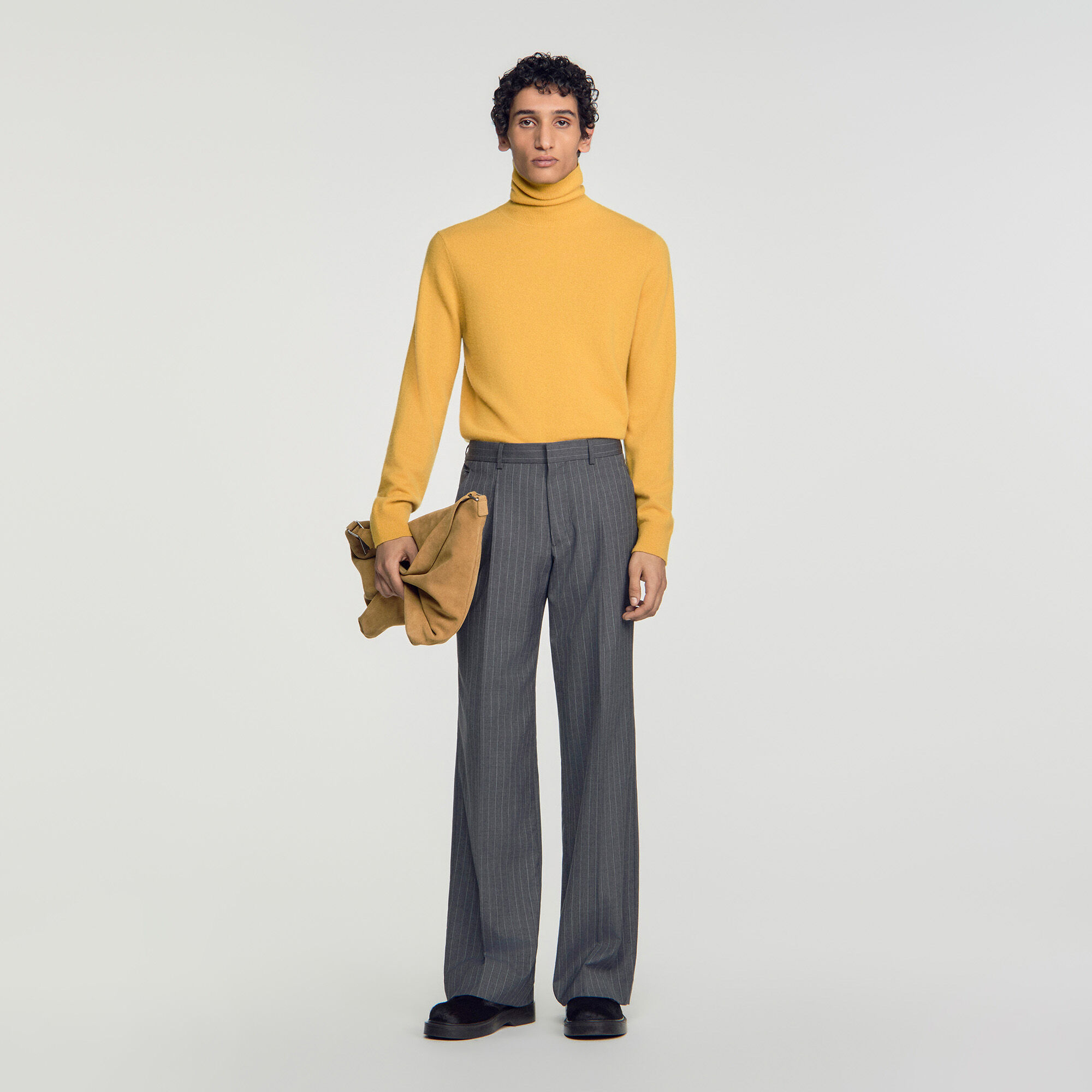 Wide-leg wool suit trousers - Men | Sandro