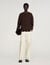 Destroyed effect wool jumper