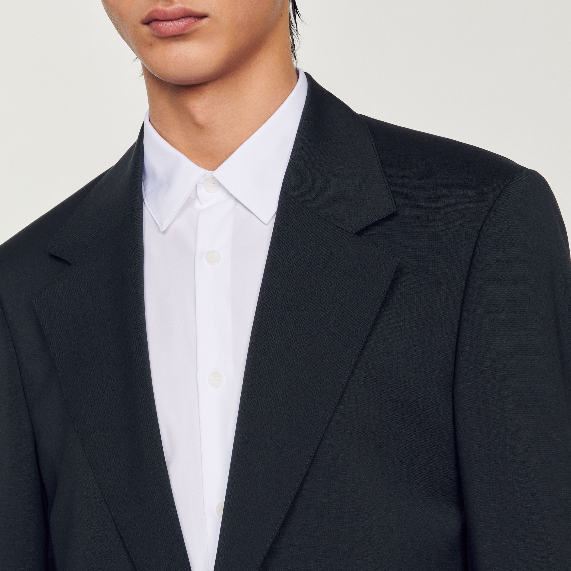 Wide suit jacket