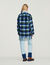 Checked coat